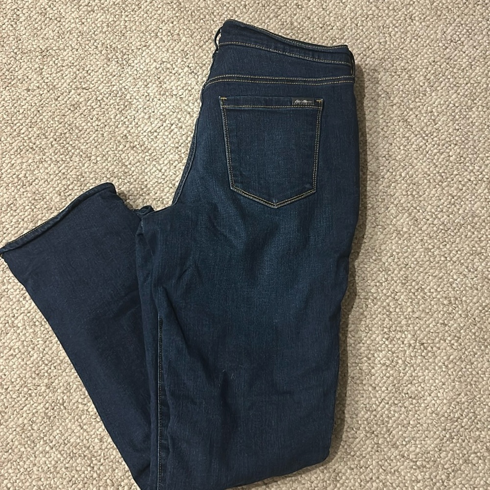 Eddie Bauer Fleece Lined Women’s Jeans Size 8